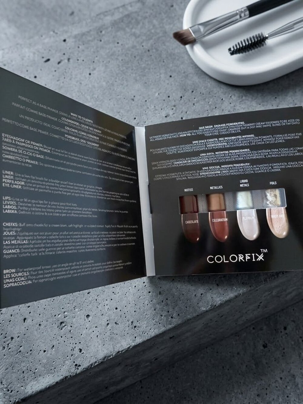 Danessa Myricks Beauty Colorfix Cream Color Set Metallics, Liquid Metals, Foils